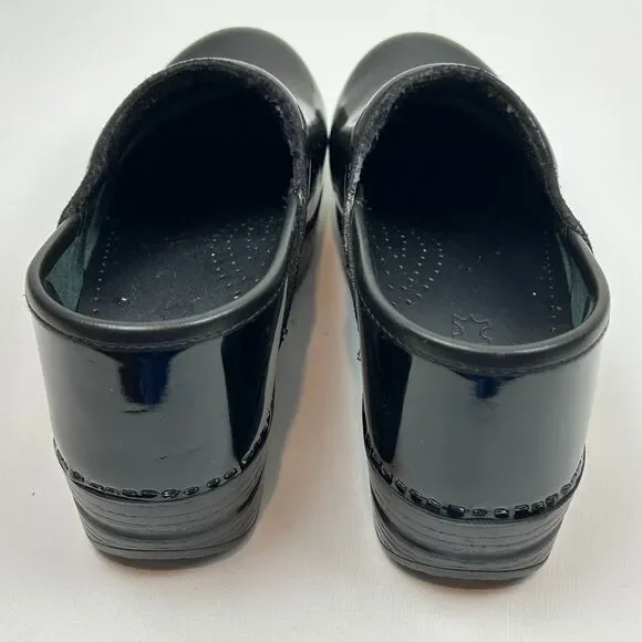 Dansko Professional Black Patent Leather Clog EU 39 US  8.5-9 - Picture 10 of 16